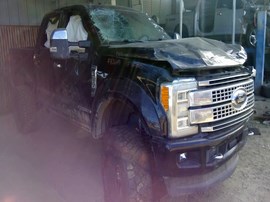 2017 FORD F350SD, BLACK, PLATINUM MODEL, 6.7L TURBO DIESEL, AT, 4X4,  F26491